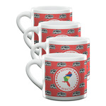 Region 3 Logo Double Shot Espresso Cups - Set of 4