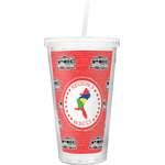 Region 3 Logo Double Wall Tumbler with Straw