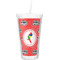 Region 3 Logo Double Wall Tumbler with Straw - Front