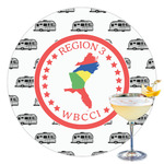 Region 3 Logo Printed Drink Topper - 3.5"