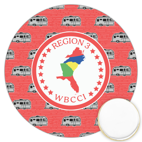 Custom Region 3 Logo Printed Cookie Topper - 3.25"