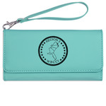 Region 3 Logo Ladies Leatherette Wallet - Laser Engraved - Teal