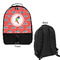 Region 3 Logo Large Backpack - Black - Front & Back View