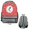 Region 3 Logo Large Backpack - Gray - Front & Back View