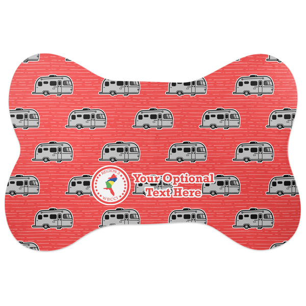 Custom Region 3 Logo Bone Shaped Dog Food Mat