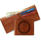 Region 3 Logo Leather Bifold Wallet - Open Wallet In Back