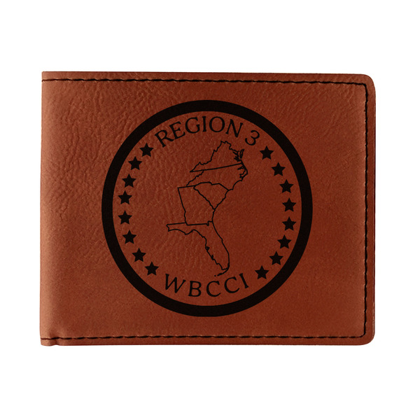 Custom Region 3 Logo Leatherette Bifold Wallet