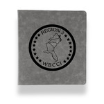 Region 3 Logo Leather Binder - 1" - Grey