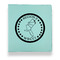 Region 3 Logo Leather Binders - 1" - Teal - Front View