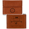 Region 3 Logo Leather Business Card Holder - Front Back