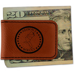 Region 3 Logo Leatherette Magnetic Money Clip