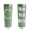 Region 3 Logo Light Green RTIC Everyday Tumbler - 28 oz. - Front and Back