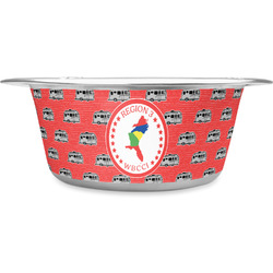 Region 3 Logo Stainless Steel Dog Bowl