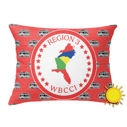 Region 3 Logo Outdoor Throw Pillow - Rectangular