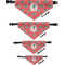 Region 3 Logo Pet Bandana Sizes