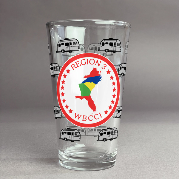 Custom Region 3 Logo Pint Glass - Full Print