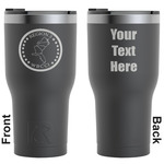 Region 3 Logo RTIC Tumbler - Black - Laser Engraved - Double-Sided