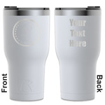 Region 3 Logo RTIC Tumbler - White - Laser Engraved - Double-Sided