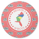 Region 3 Logo Round Rubber Backed Coaster - Single