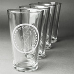 Region 3 Logo Pint Glasses - Laser Engraved - Set of 4