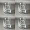 Region 3 Logo Set of Four Personalized Stemless Wineglasses (Approval)