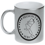 Region 3 Logo Metallic Silver Mug