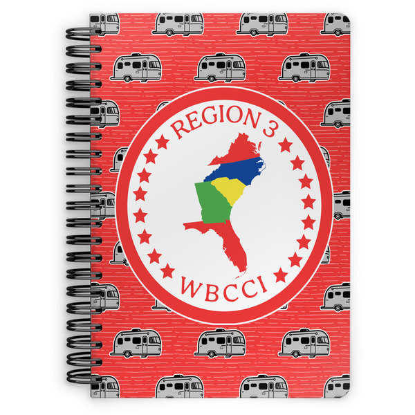 Custom Region 3 Logo Spiral Notebook - 7" x 10"