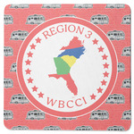 Region 3 Logo Square Rubber Backed Coaster - Single