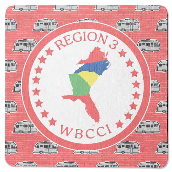 Custom Region 3 Logo Square Rubber Backed Coaster - Single