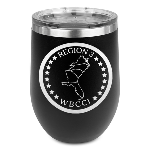 Custom Region 3 Logo Stemless Stainless Steel Wine Tumbler