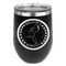 Region 3 Logo Stainless Wine Tumblers - Black - Single Sided - Front