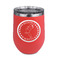 Region 3 Logo Stainless Wine Tumblers - Coral - Double Sided - Front