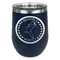 Region 3 Logo Stainless Wine Tumblers - Navy - Double Sided - Front