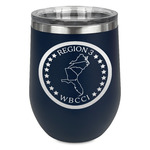 Region 3 Logo Stemless Stainless Steel Wine Tumbler - Navy - Single-Sided