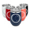 Region 3 Logo Steel Wine Tumblers Multiple Colors