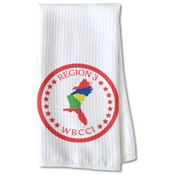 Custom Region 3 Logo Kitchen Towel - Waffle Weave - Partial Print