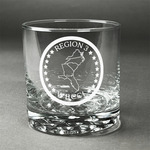 Region 3 Logo Whiskey Glass - Engraved - Single