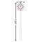 Region 3 Logo White Plastic 5.5" Stir Stick - Round - Dimensions