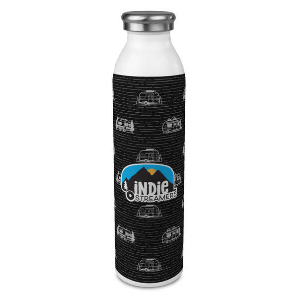 Custom Airstream Indie Club Logo 20oz Stainless Steel Water Bottle - Full Print