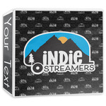 Airstream Indie Club Logo 3-Ring Binder - 3 inch