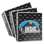 Airstream Indie Club Logo 3-Ring Binder