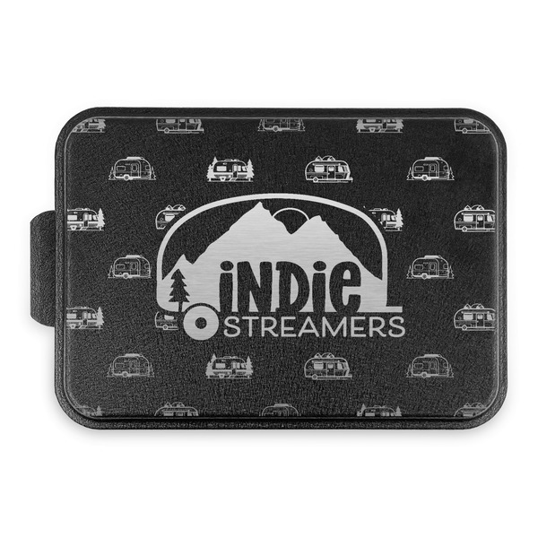 Custom Airstream Indie Club Logo Aluminum Baking Pan with Black Lid