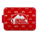 Airstream Indie Club Logo Aluminum Baking Pan with Red Lid