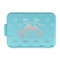 Airstream Indie Club Logo Aluminum Baking Pan - Teal Lid - FRONT