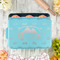 Airstream Indie Club Logo Aluminum Baking Pan - Teal Lid - LIFESTYLE