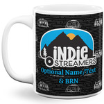 Airstream Indie Club Logo 11 oz Coffee Mug - White