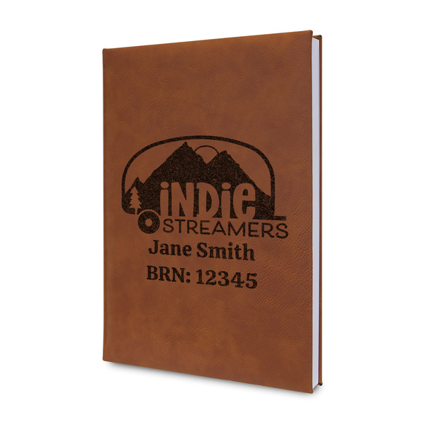 Custom Airstream Indie Club Logo Leatherette Journal - Double-Sided