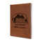 Airstream Indie Club Logo Cognac Leatherette Journal - Main