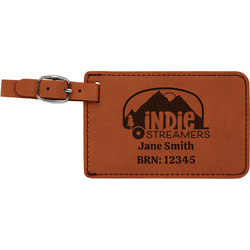 Airstream Indie Club Logo Leatherette Luggage Tag