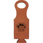 Airstream Indie Club Logo Leatherette Wine Tote - Single-Sided